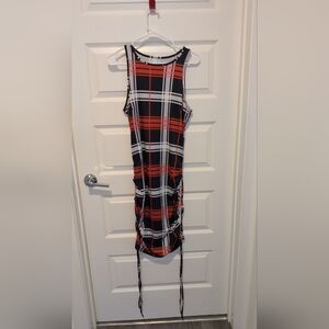 Plaid Sleeveless Dress